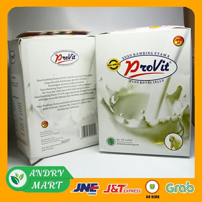 

101bfbb Provit Susu Kambing Etawa Plus Royal Jelly Isi 50 Sachet Xa201As