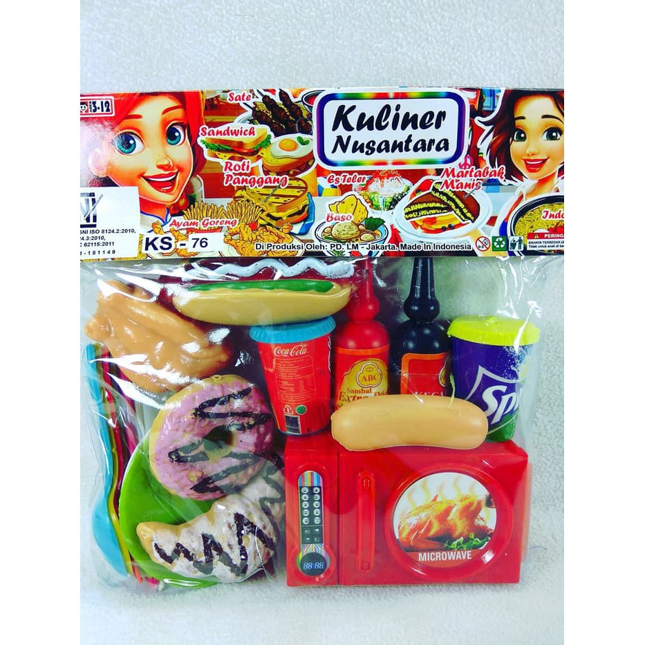 THEONI.LIE - Mainan Kuliner Nusantara KS76 Junk Food