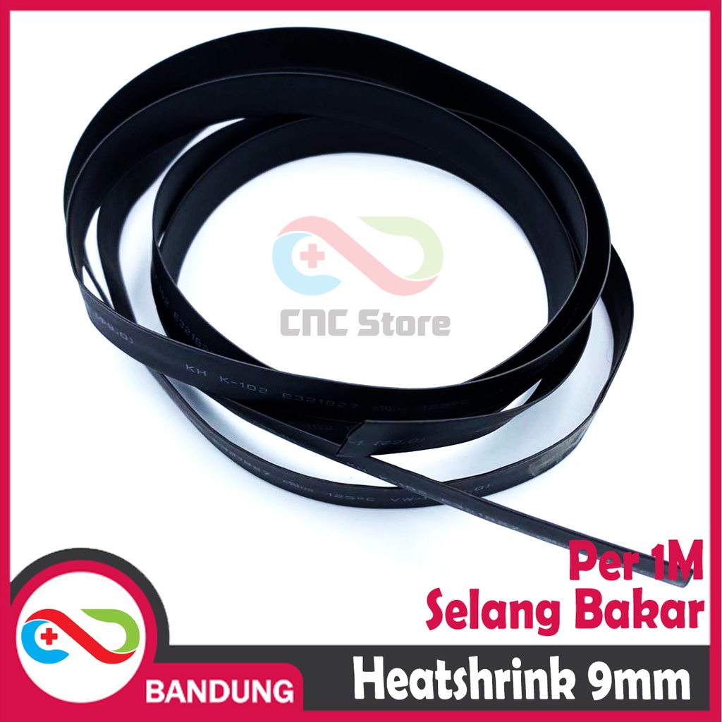 HEATSHRINK 9MM HEAT SHRINK SELANG BAKAR SELONGSONG PER 1M TUBING