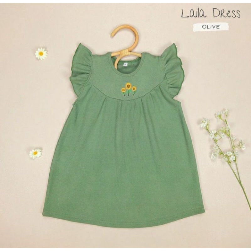 LAILA DRESS//DRESS ANAK PEREMPUAN//DRESS KAOS