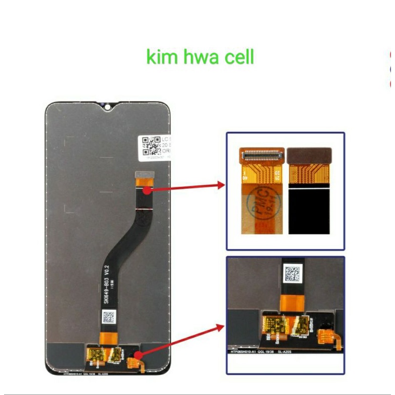 lcd samsung a20s