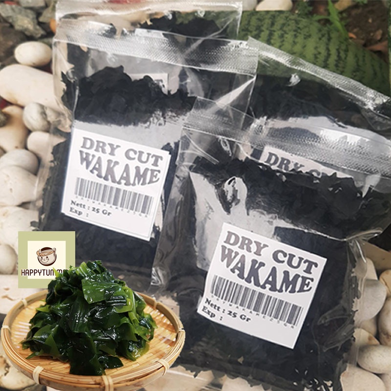 Dried Cut Wakame - Rumput Laut Kering - Untuk Ramen Udon dan Miso dry cut wakame