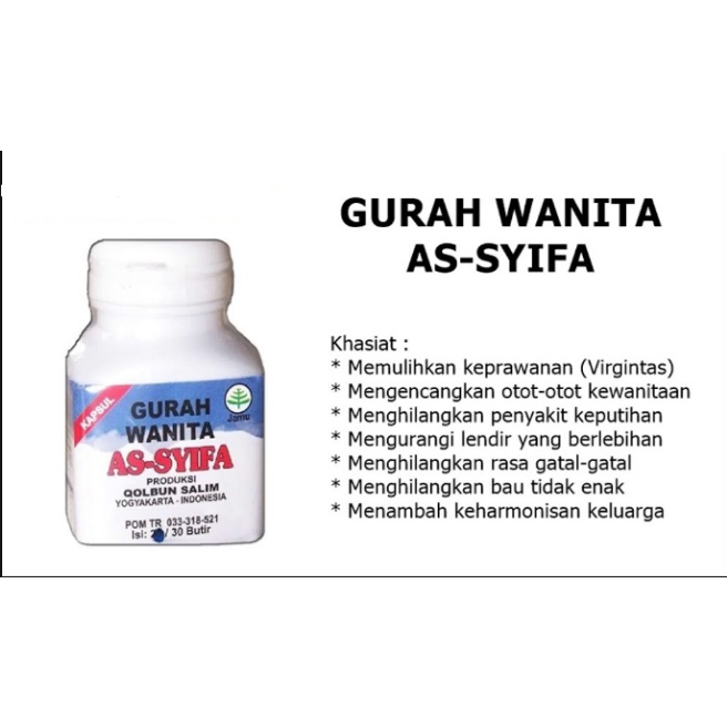 Gurah Wanita As syifa 30 KAPSUL