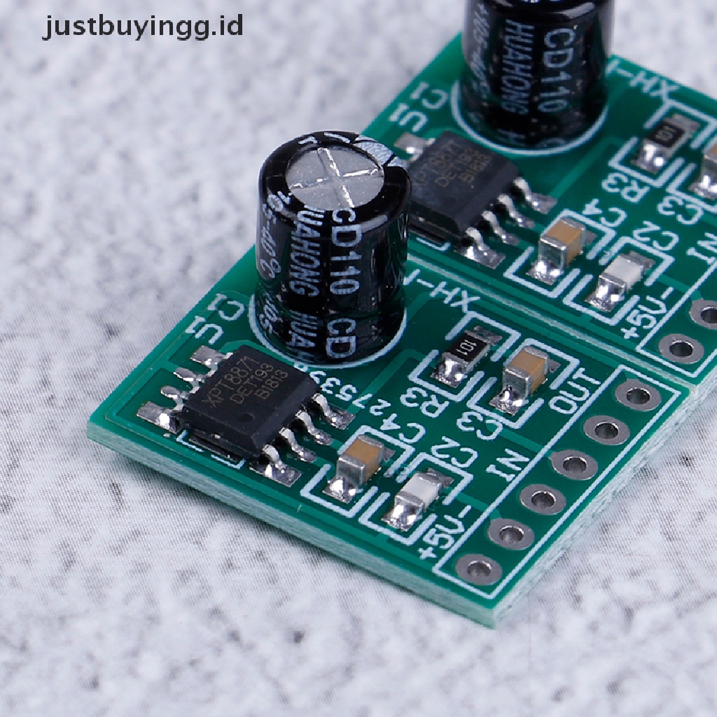 [justbuyingg.id] XPT8871 DC 3V 3.7V 5V mono 5W mini amplifier board audio amp module one channel ID