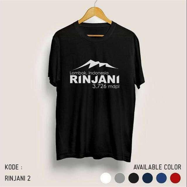 Kaos Pendaki Gunung Rinjani