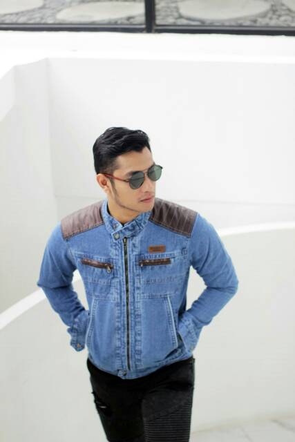 jaket jeans rocafela fj jaket pria