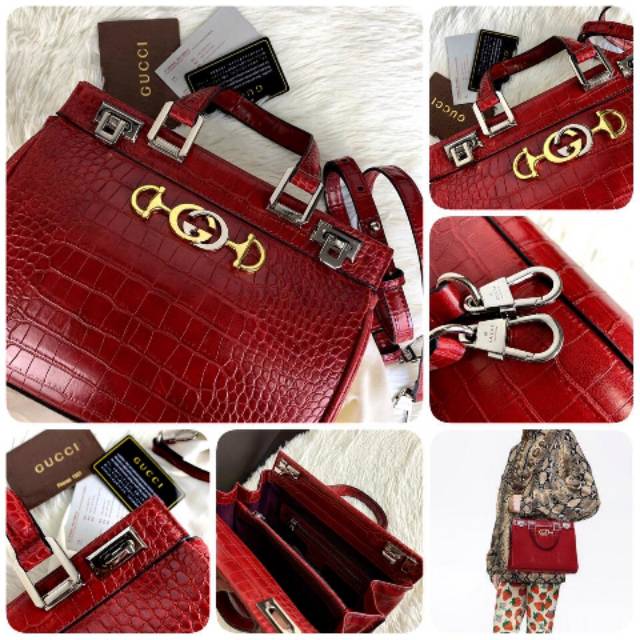 #4828 Zumi Croco Top Handle SS19  Bag