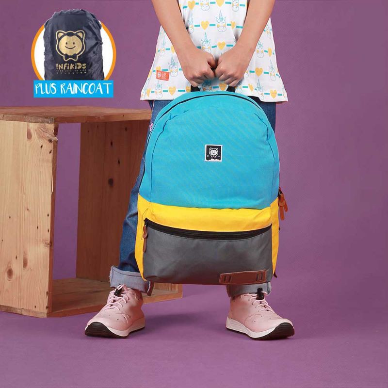 Tas punggung anak backpak ransel sekolah kasual bahan premium garansi original