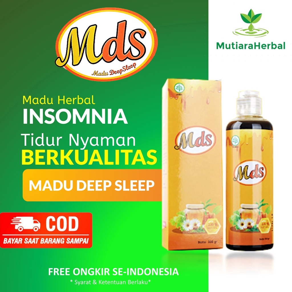 MADU DEEP SLEEP (MDS) HERBAL ALAMI ATASI SUSAH TIDUR INSOMNIA TERLARIS - DEEP SLEEP