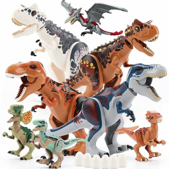 Lego Carnotaurus T-rex Indominus rex Dino Dinosaurus Jurassic World 02