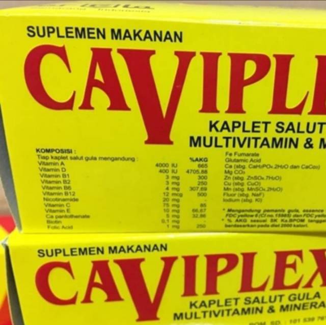 Caviplex multivitamin meningkatkan daya tahan tubuh dan imun #original