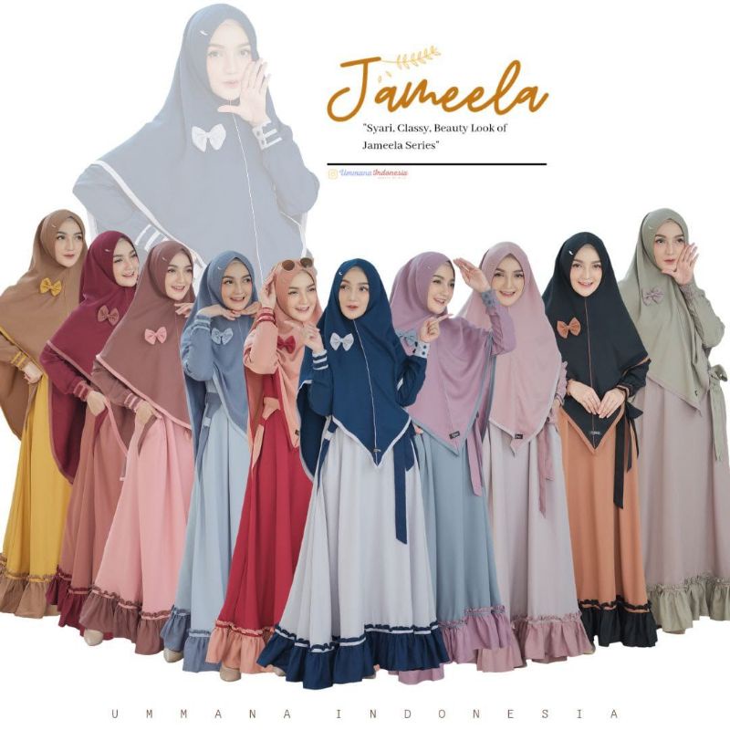 Gamis Jameela Set Dress original by Ummana Indonesia