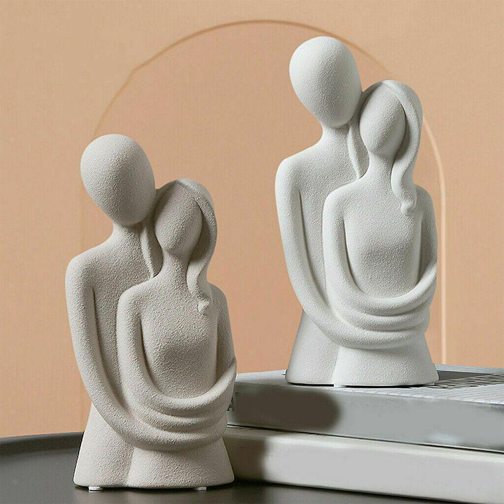 Populer Ornamen Humanoid Kerajinan Sederhana Decor Desktop Ornament Abstrak Patung Karakter