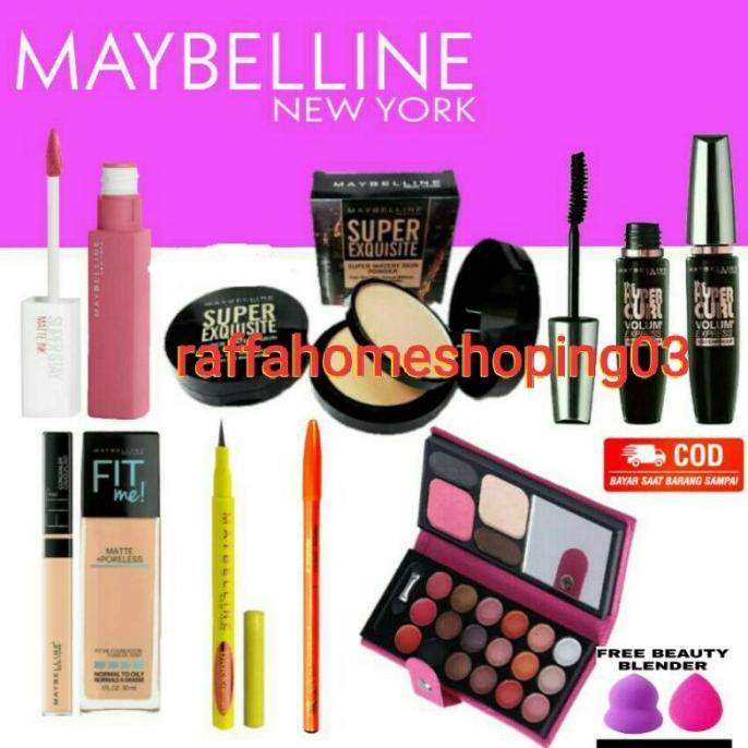 paket kosmetik lengkap paket makeup kecantikan wanita