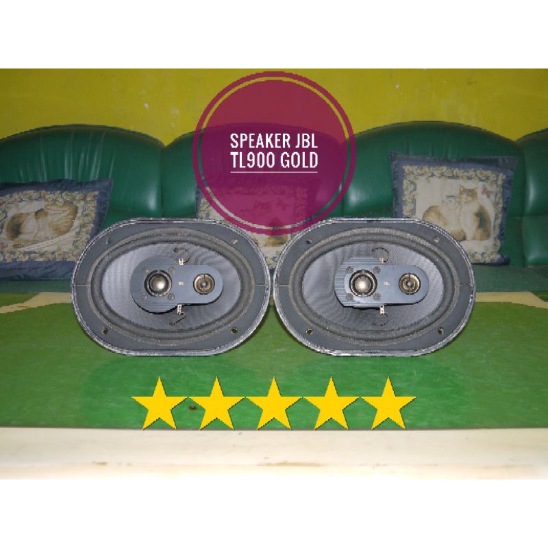 Sepasang speaker JBL TL900 Gold Original Preloved