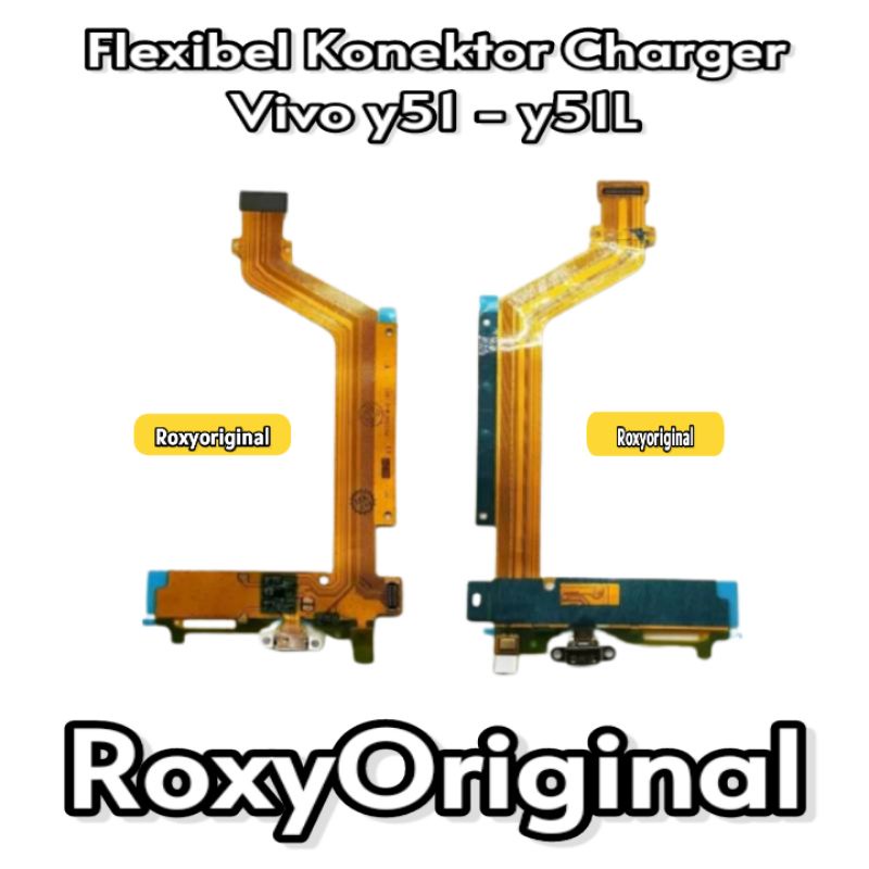 Fleksibel Flexibel Konektor Conector Charger Vivo Y51 - Y51L Original