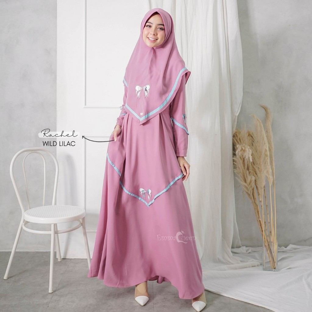 RACHEL DRESS SET || Gamis Syari Original by Emmaqueen