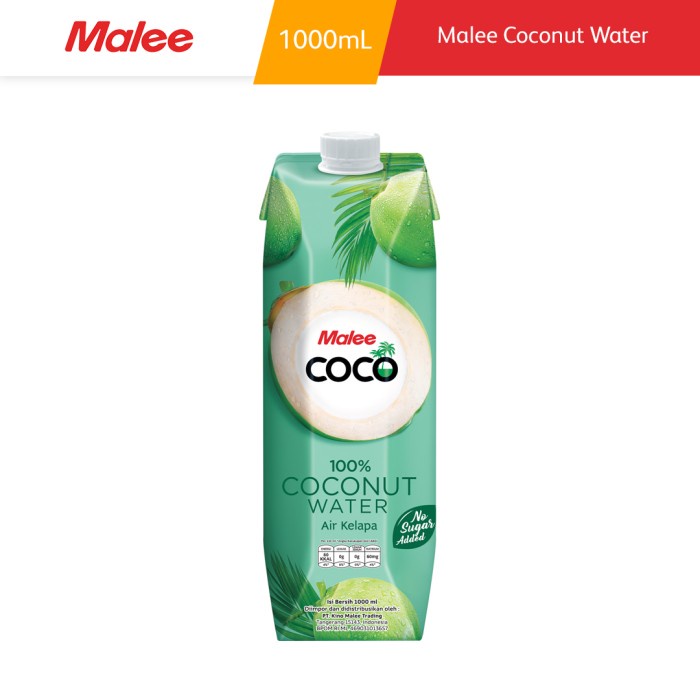 

malee coconut water 1lt | minuman | air kelapa | jus | soft drink