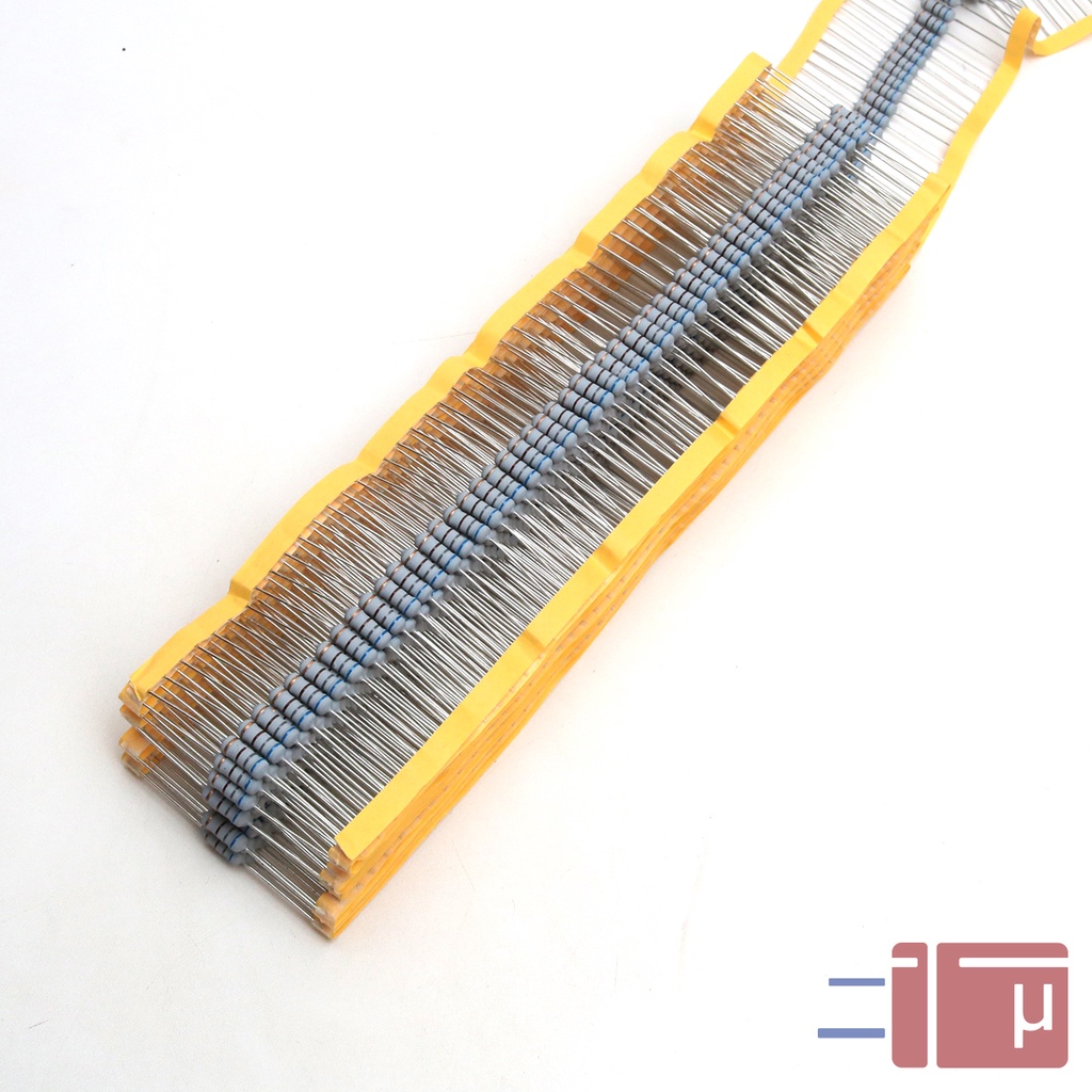 x10 Resistor 680R 680 Ohm 1W Metal Oxide 5% Taiwan Kaki Tembaga