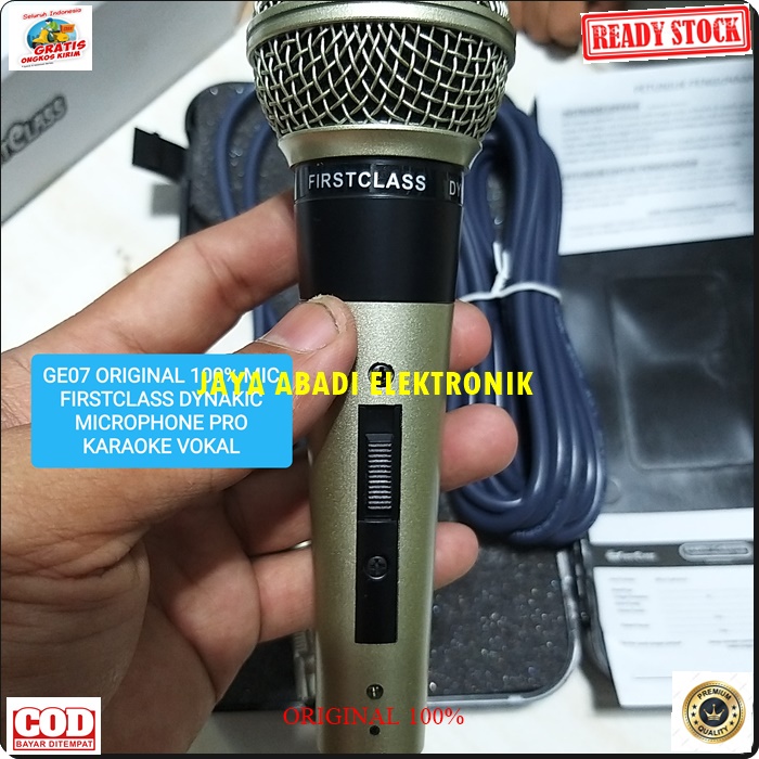 G07 FIRTSCLASS MIC KABEL BAHAN METAL FULL BESI KARAOKE DYNAMIC MICROPHONE CARDIOID  MEETING CABLE VOKAL ARTIS AUDIO SOUND SISTEM PROFESIONAL PRO PENGERAS SUARA HIFI SUARA SENSITIF BISA UNTUK ACARA PANGGUNG MC PIDATO SEMINAR CERAMAH DLL ACARA PORTABLE