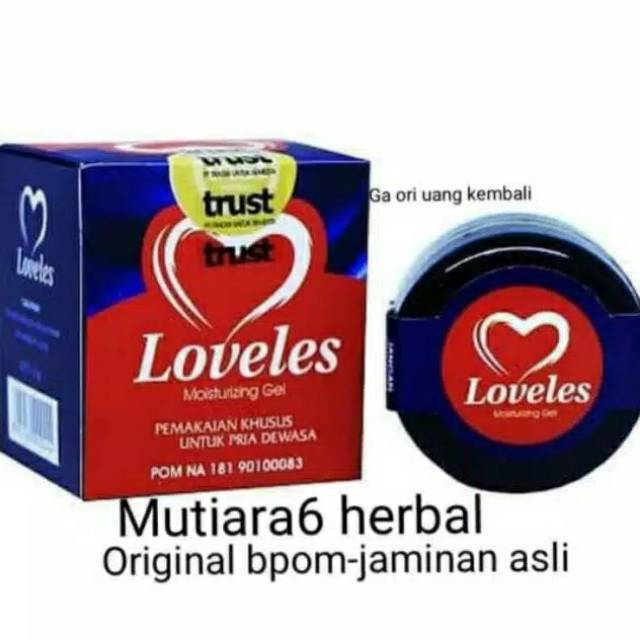 100% ASLI OBAT KUAT PRIA OLES TAHAN LAMA LOVELESS ASLI 100% ORIGINAL KESEHATAN SEKSUAL LOVELES OBAT 