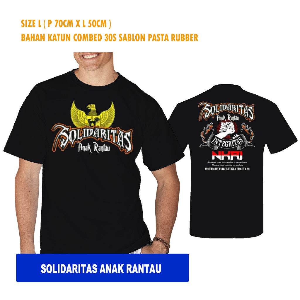 Kaos Anak Rantau Merantau Atau Mati Bangkaos Shopee Indonesia