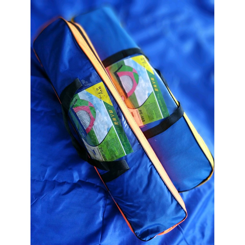 Tenda Dome 4 5 Orang Tenda Kemah Anak Dan Dewasa PE460 Camping