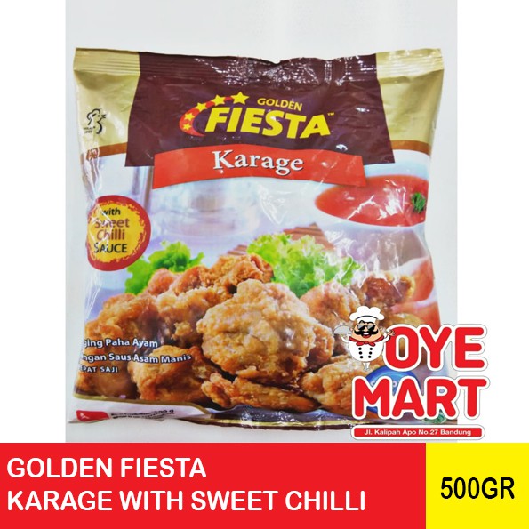 GOLDEN FIESTA KARAGE WITH SWEET CHILLI SAUCE 500GR