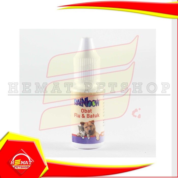 Obat batuk Flu Pilek Kucing Anjing rainbow 8 Ml