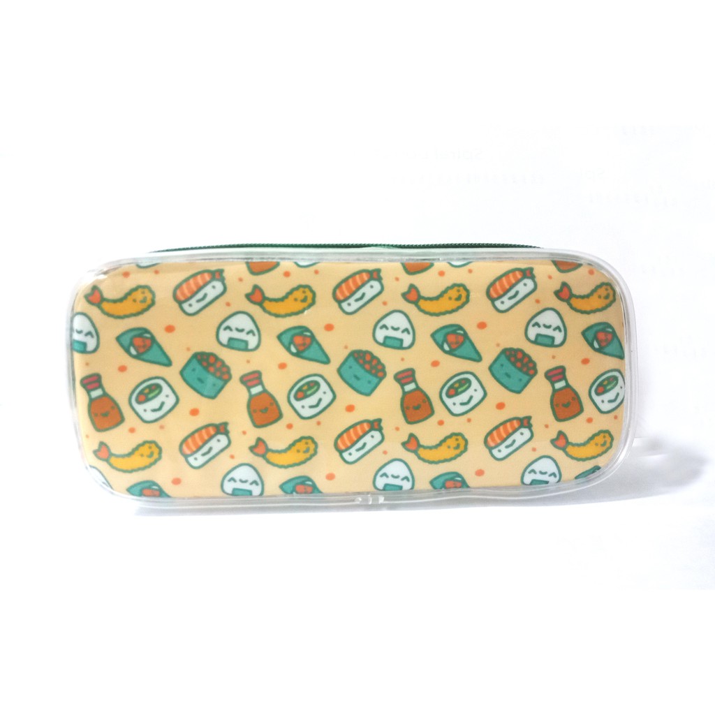 

OTB Pencil Case PVC Sushi Pattern/ Tempat Pensil Plastik