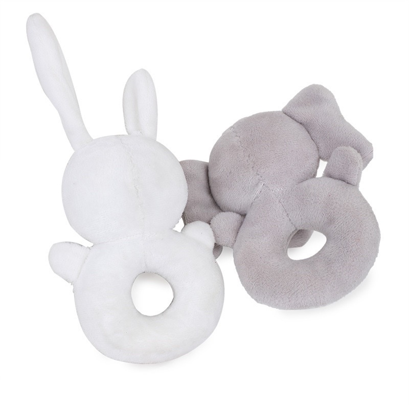 RATTLE DONUT BUNNY GAJAH | mainan rattle bulat donut tangan bayi teether baby | Mainan Tangan Bayi | Rattle Stick Teether