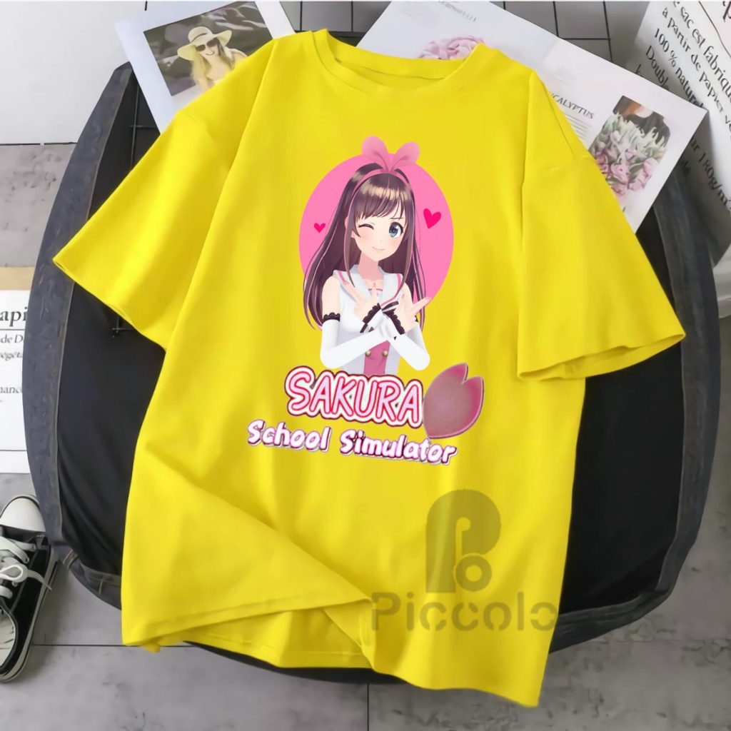 BAJU KAOS ANAK PEREMPUAN SAKURA SCHOOL SIMULATOR