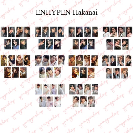 [READY / SET] ENHYPEN HAKANAI JAPAN ENHY PHOTOCARD FAN MADE UNOFFICIAL YANGPASHOP JAY SUNGHOON JAKE