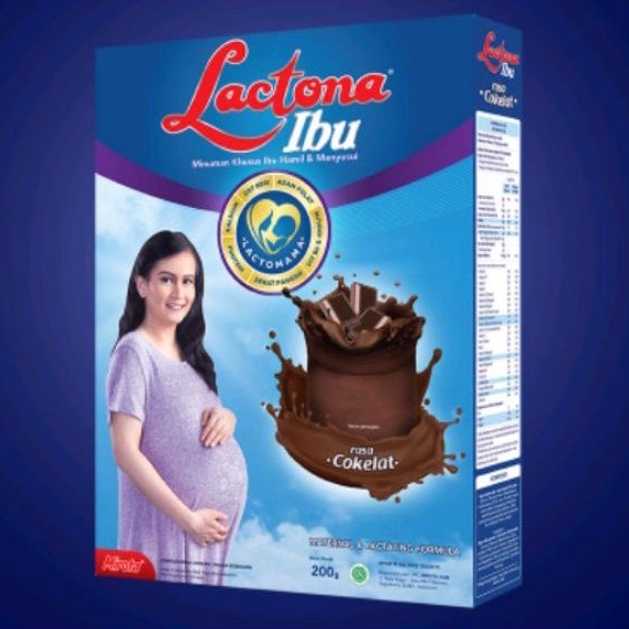 Lactona Ibu Susu Hamil &amp; Menyusui Rasa Coklat 200g