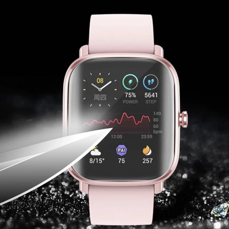 Film Pelindung Layar Bahan TPU Transparan Untuk Smartwatch Amazfit GTS 4 Mini