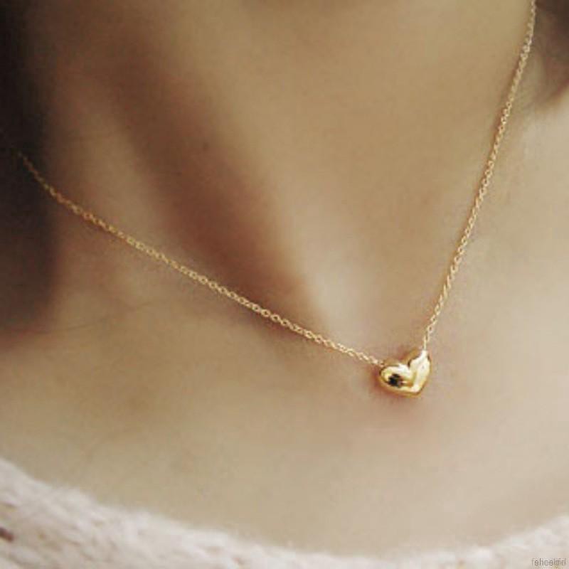 Kalung Wanita Liontin Love Gold Silver