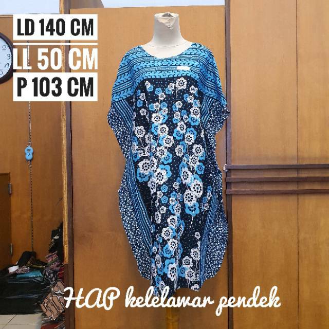 Daster HAP kelelawar pendek