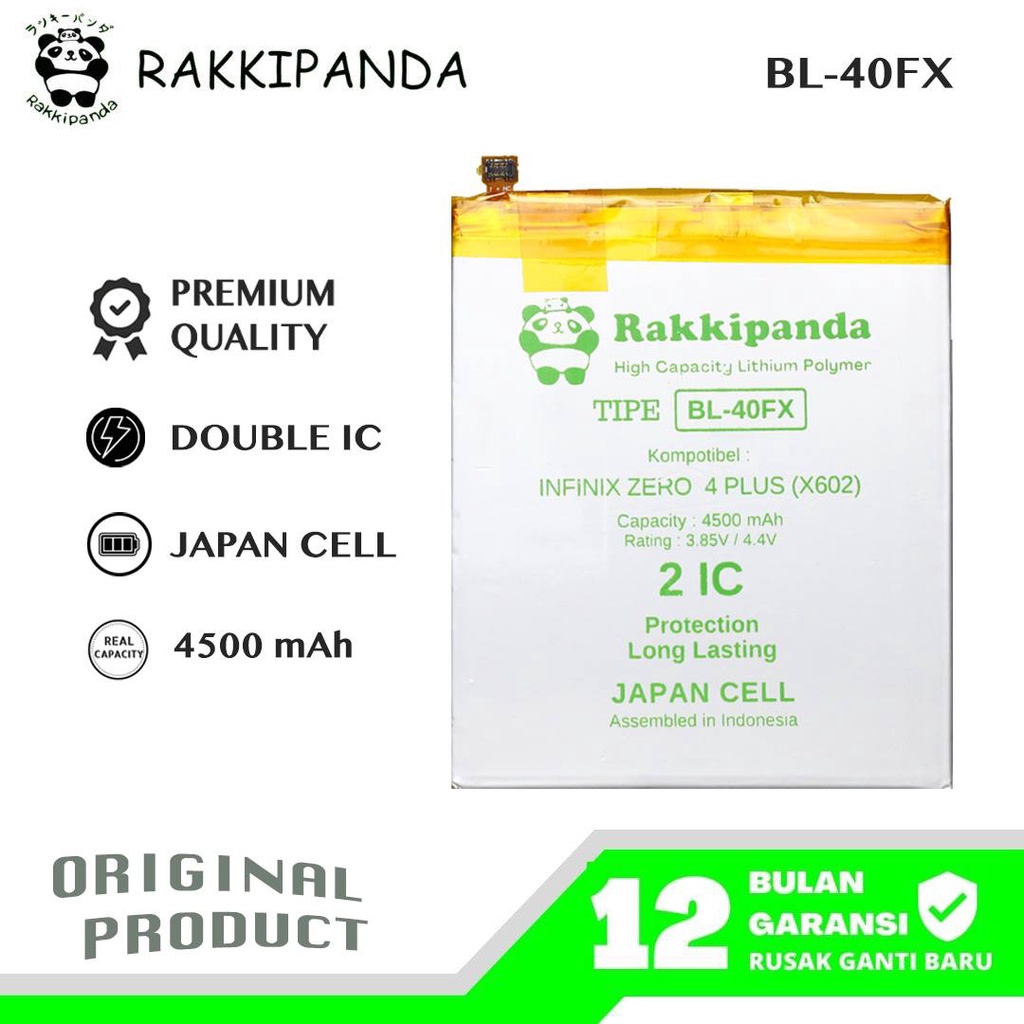 RakkiPanda - BL-40FX Infinix Zero 4 Plus X602 Batre Batrai Baterai