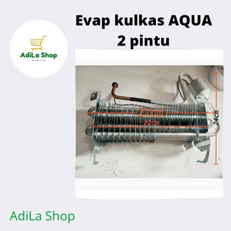 Evaporator AQUA | evap kulkas 2 pintu  AQUA | Evap AQUA