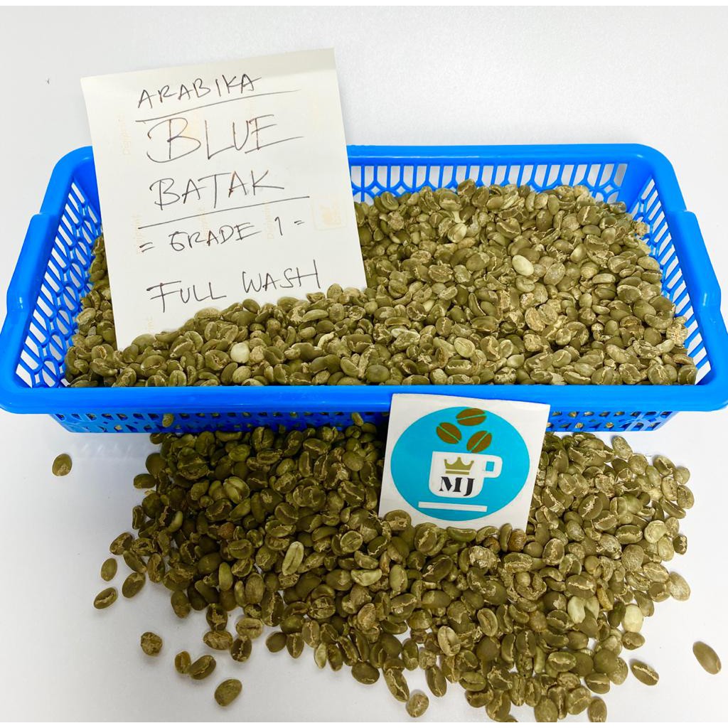 

Biji Kopi Mentah ARABIKA BLUE BATAK G1 – 1kg - Green Bean