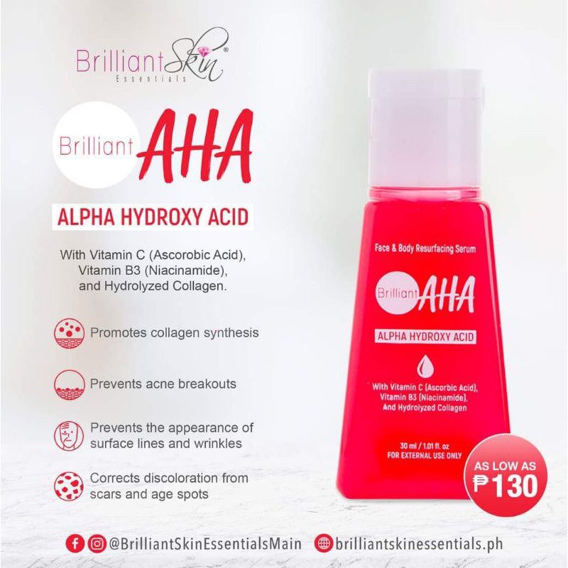 serum AHA/brilliant serum/skincare original