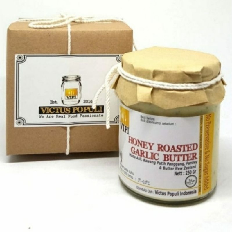 

VIPI HONEY ROASTED GARLIC BUTTER NEW ZEALAND@250GRAM