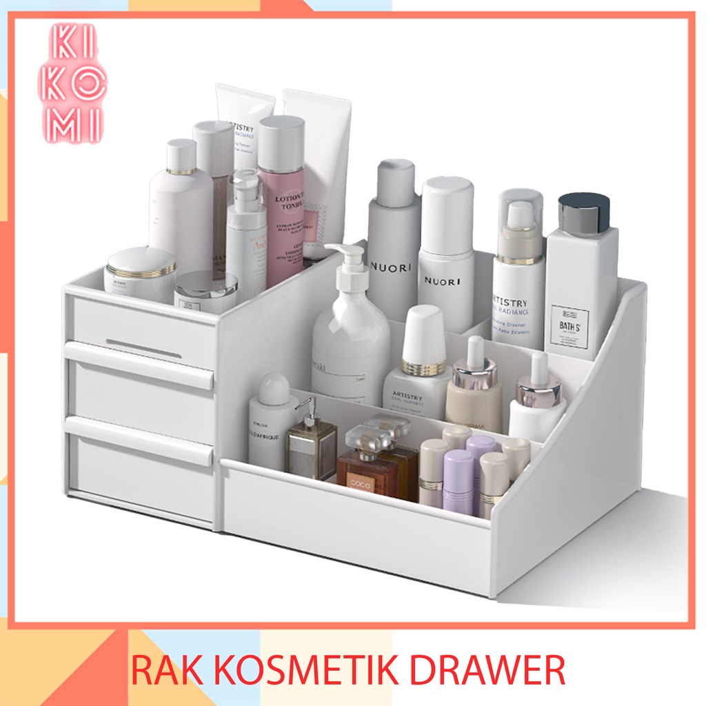 istanaonline Rak Kosmetik Drawer - Kotak Laci Penyimpanan Make Up Skincare KK