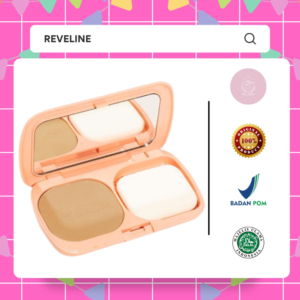 REVELINE Brightening Two Way Cake | Bedak TWC [BPOM] dan [ORIGINAL] !!!