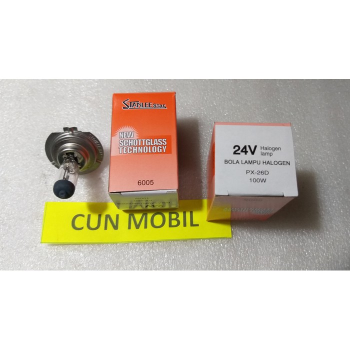 Dijual Bohlam HALOGEN H7 24v 100w Stanlee Star terbaik