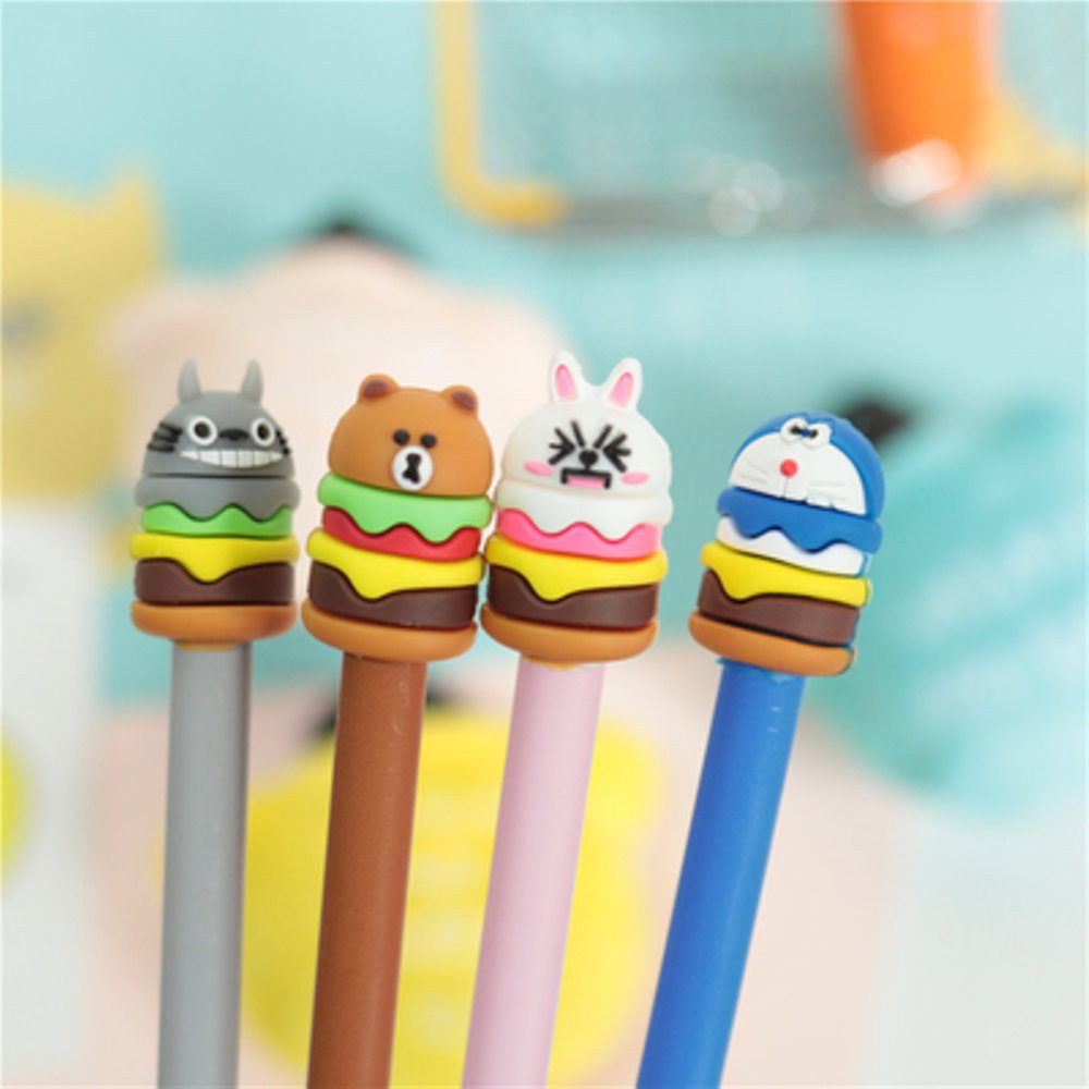 

PC Pena Hamburger Cartoon Pen Pulpen Bolpoin Ballpoint Karakter Lucu Unik