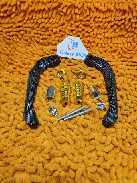 Proguard Carbon Universal Pelindung Handle Rem dan Kopling karbon Gold