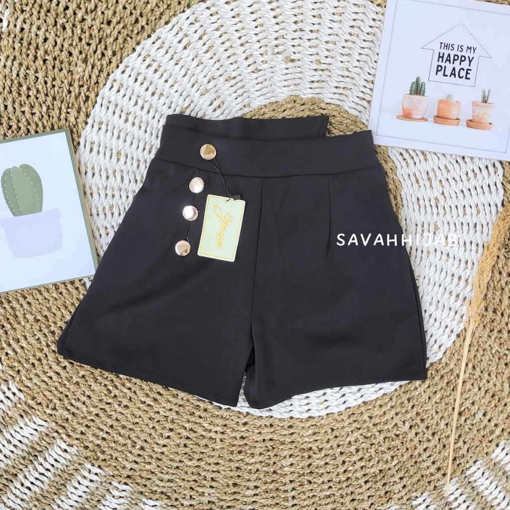 PANTS SHORT BUTTON / CELANA 6810 / PANTS SHORT WANITA