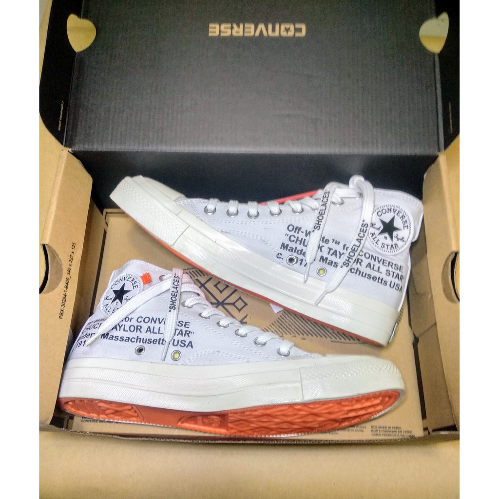 Diskon Sepatu Pria &amp; Wanita (Unisex) Premium Original Converse Off White