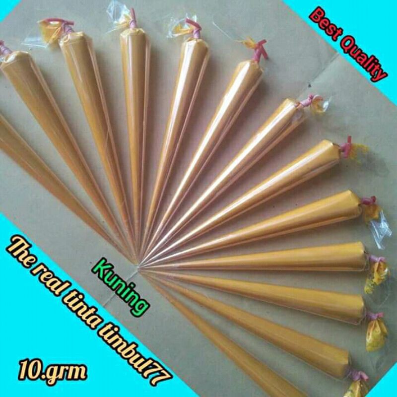 

tinta timbul warna-warni